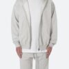 Basic Zip Up Hoodie - Grey