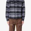 Brushed Flannel Jacket - Black/Grey