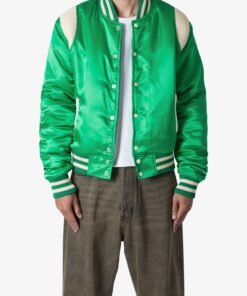 Classic Varsity Jacket - Green