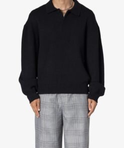 Collared Sweater - Black