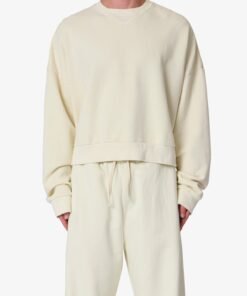 Cropped Crewneck - Off White