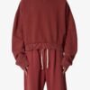 Cropped Crewneck - Rust